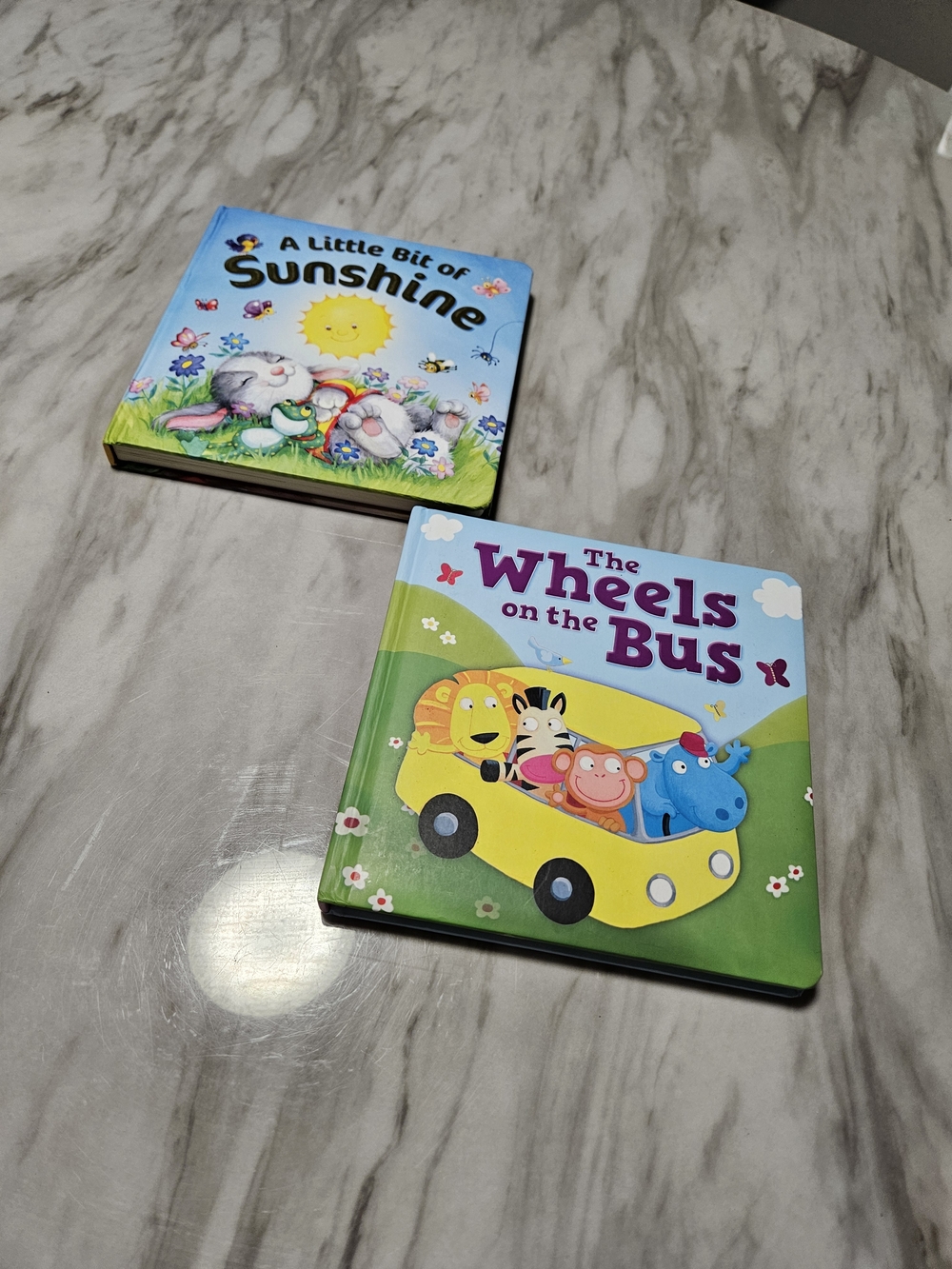 The Wheels on the Bus - Bright Yellow Kids Board Book